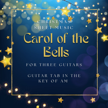 Preview of Carol of the Bells Guitar Trio Tab