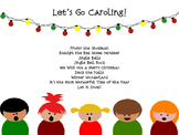 Caroling: Christmas/Holiday Song Lyrics Sheets