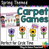 Spring Carpet Games: Alphabet & Number Group Games for Pre