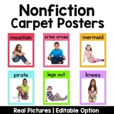 Carpet Posters | Nonfiction | Editable | Bright Rainbow
