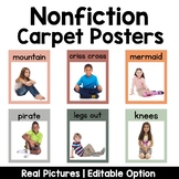 Carpet Posters Real Pictures | Nonfiction | Editable | Boho