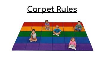 Preview of Carpet Rules - Social Story