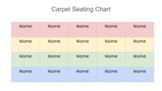 Carpet Seating Chart