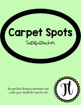  K-Musculo FLOURICH Carpet Spots for Classroom, Carpet