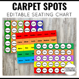 Carpet Seating Charts for Classroom Management and Sub Plans
