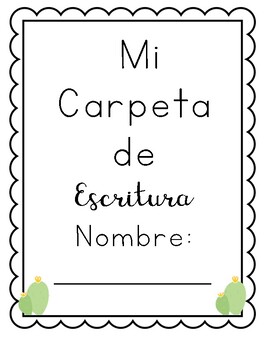 Preview of Carpeta de Escritura