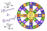 Carrera de Compras - Spanish Food Vocabulary Game (plus Sm