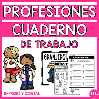 Preview of Carreras |  Profesiones | Cuaderno de Trabajo | Jobs Spanish Workbook