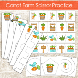 Carrot Farm Scissor Skills Cutting Strips