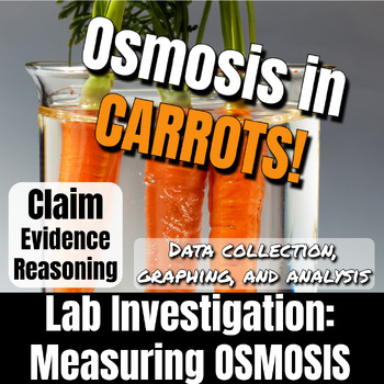 Preview of Carrot Lab - Diffusion and Osmosis (Digital/Printable) - NGSS aligned