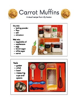 Preview of Carrot Muffins Visual Recipe