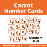 Carrot Number Cards