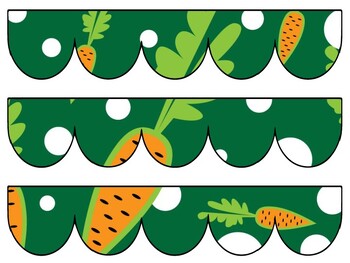 Preview of Carrots Bulletin Board Decor Kit, Carrots Letters