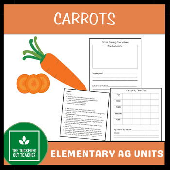 Preview of Carrots Unit