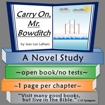Preview of Carry On, Mr. Bowditch Novel Study