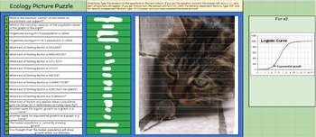 Preview of Carrying Capacity and Limiting Factors Digital Puzzle Worksheet