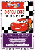 Disney Cars Printable Worksheets Coloring Pages