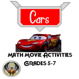 Cars Movie Activities 5-7