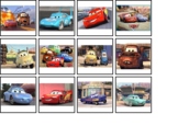 Cars Movie Match