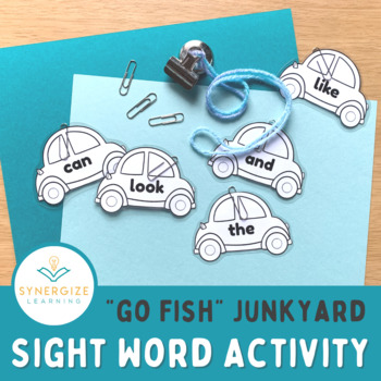 Gone Fishing Sight Word Wall Letter Headers by MCA Designs