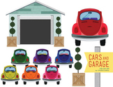 Cars and Garage Clip Art Set