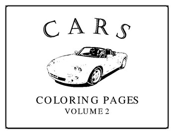 Preview of Cars coloring book