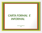Carta Formal e Informal