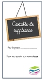 Cartable de suppléance d'urgence