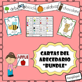 Cartas del abecedario bundle (Spanish word wall)