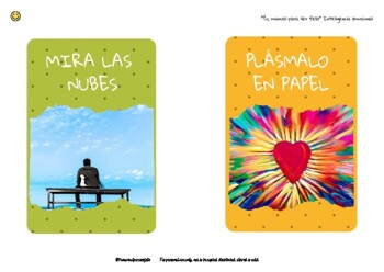 Preview of Cartas para trabajar las emociones. Español
