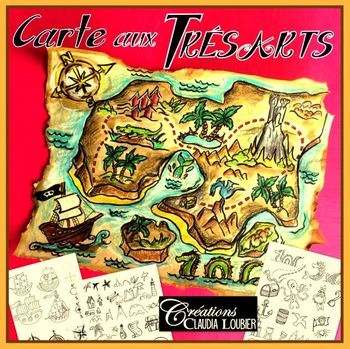 Carte Aux Tresarts Tresor De Pirate Arts Plastiques Tpt