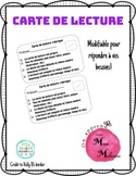 Carte de lecture