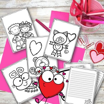 Carte De Saint Valentin Worksheets Teaching Resources Tpt