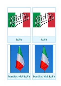 Preview of Carte della nomenclatura: regioni d'Italia, Italiano, Montessori