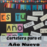 Cartelera para el Año Nuevo - New Year bulletin board SPANISH