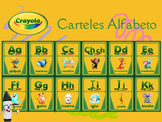 Carteles Alfabeto Abecedario Alphabet Posters in Spanish Crayola