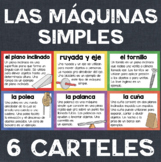 Carteles Tipos de máquinas simples SPANISH Simple Machines