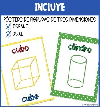 Carteles de Figuras - Shapes Posters - Bilingüe - Inglés y Español