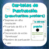 Carteles de Puntuación (punctuation posters)