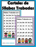Carteles de Silabas Trabadas Spanish Consonant Blends  Chart FREE