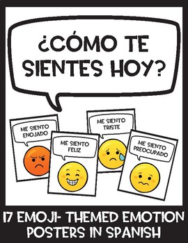 Preview of Carteles de las emociones / Emotions Posters in Spanish