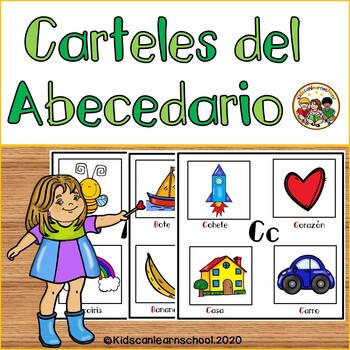 Carteles del abecedario by Kidscanlearnschool | TPT