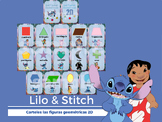 Carteles las figuras geométricas 2D - Lilo & Stitch