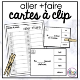 Cartes à clip - aller + faire  (FRENCH grammar clip cards)