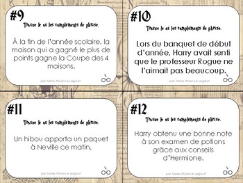 Cartes A Tache Le Complement De Phrase By Marydotcom Tpt