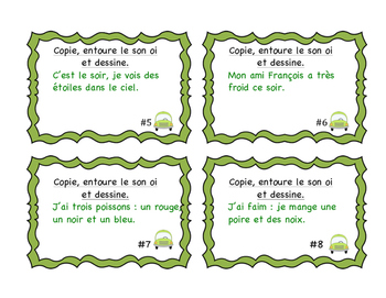 Cartes à tâches : le son 