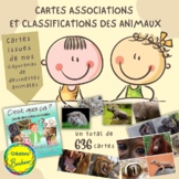 Cartes - associations et classifications - animaux