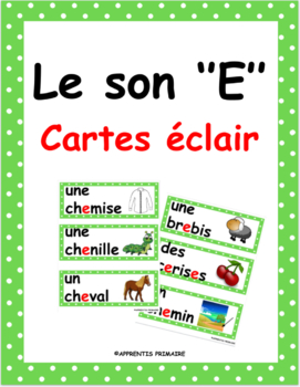 Preview of Cartes éclair: Le son “E”