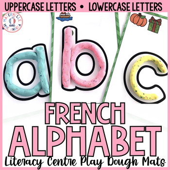 Cartes De Pate A Modeler L Alphabet French Alphabet Modelling Dough Mats