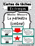 Cartes de tâches - Task Cards - Périmètre _Contour_Maths